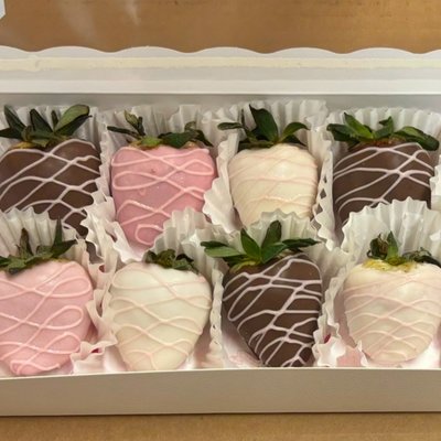 1/2 Dz Chocolate Covered Strawberries 
