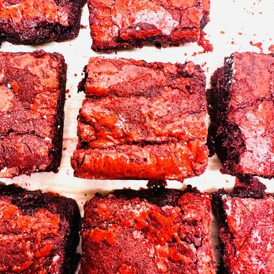 Red Velvet Brownies
