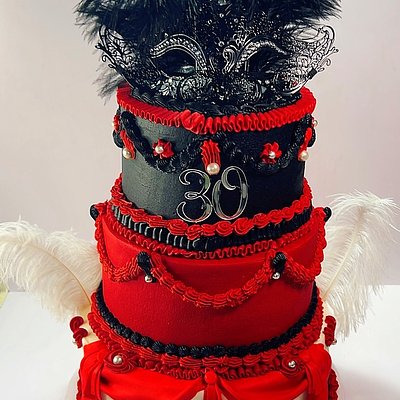 10/8/6 Inch Three Tiered (78 Servings) 