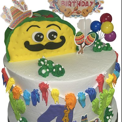 Custom Cake 10 Inch Servings 42