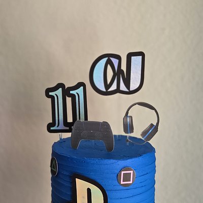 Playstation Theme Cake 