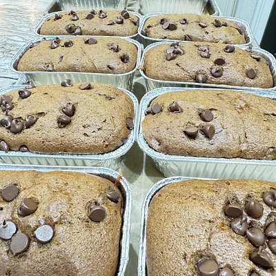 Pumpkin Chocolate Chip Bread (Mini Loaf)