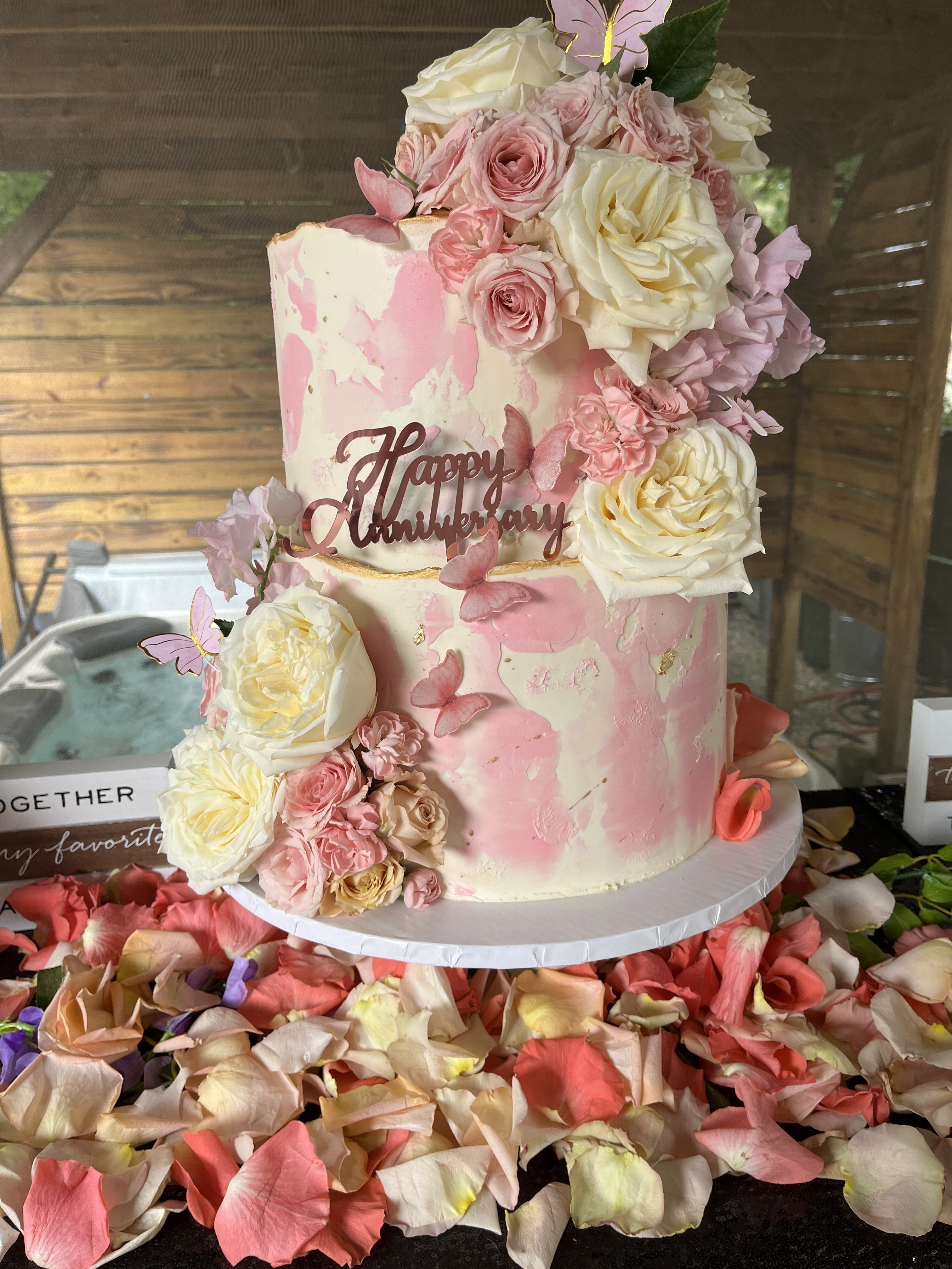 Custom Two Tier Cake