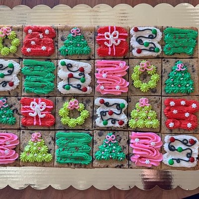Half Sheet Cookie Cake (24 Precut Squares)
