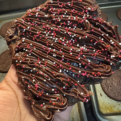 valentines brownies