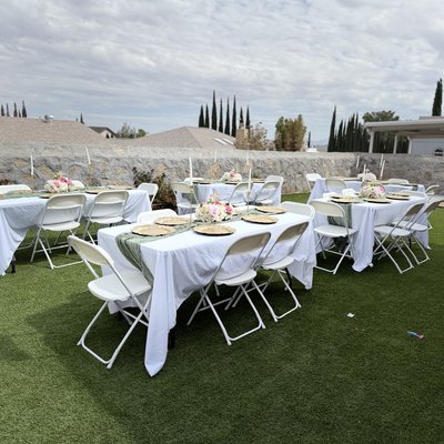 Tables & Chairs Rentals