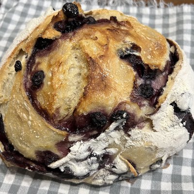 Lemon Blueberry Sourdough Bread