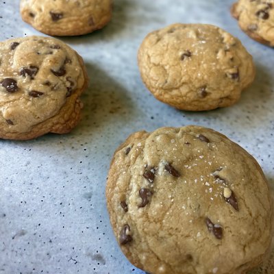 Sea Salt Chocolate Chip Cookies 