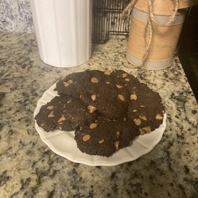 Chocolate Peanut Butter Chip Cookies-12
