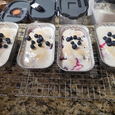 Iced Lemon Blueberry Cake Loaf (Mini)