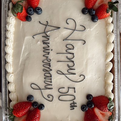 Half Sheet Tres Leches Cake (13x9) 