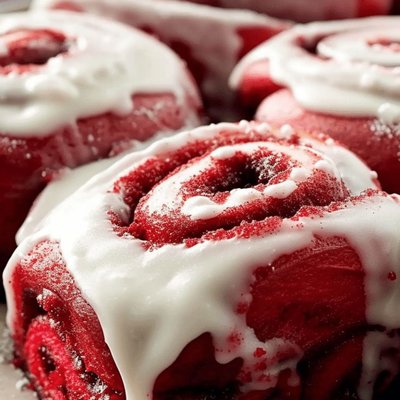 Red Velvet Cinnamon Rolls 4ct