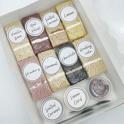 Cake Tasting box (WEDDINGS ONLY)