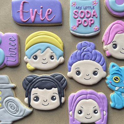 K-Pop Demon Hunter Inspired Cookie Set