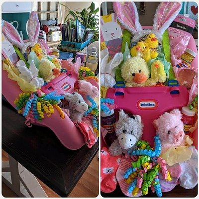 Baby Swing Easter Basket