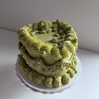 6” Custom Heart Cake