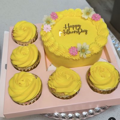 Bento Box Cake W/ Cupcakes
