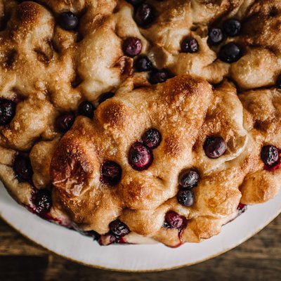 12inch Blueberry Cinnamon Sugar Focaccia 