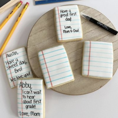Lunchbox Love Note Cookies (back To School) 