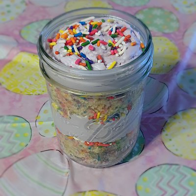 Confetti Cake Jar