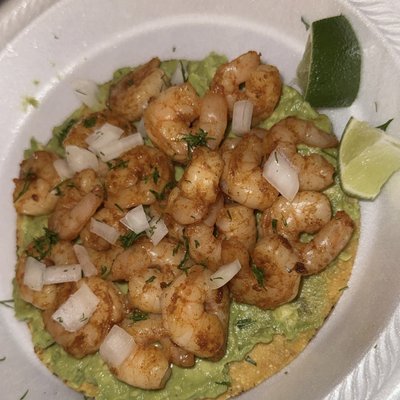Shrimp Tostada 