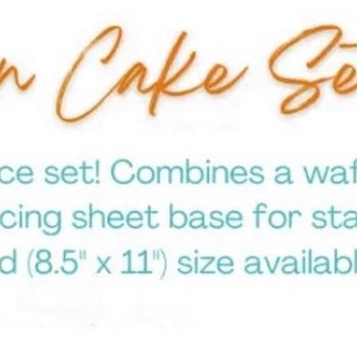 Burn Cake Edible Sheet Set