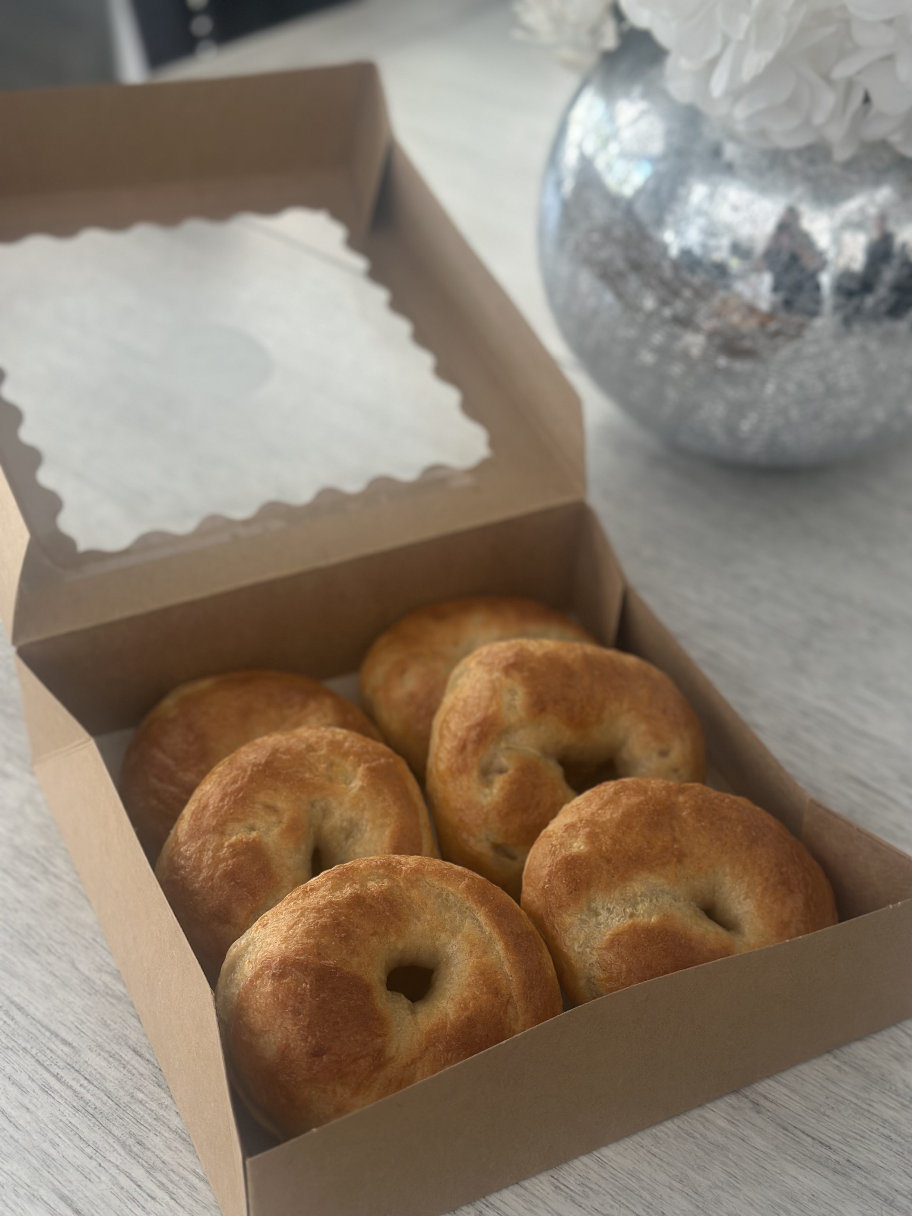 Plain Sourdough Bagels (6-pack) 