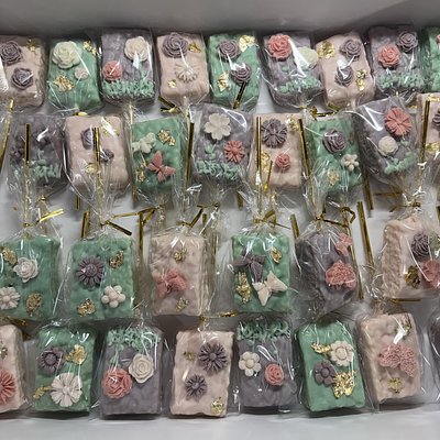 1 Dozen Chocolate Covered Rice Crispie Treats