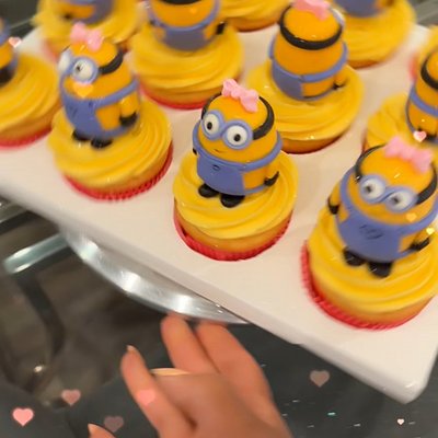 Custom Cupcakes With Figurine Toppers