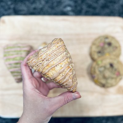 Sourdough Carrot Cake Scones