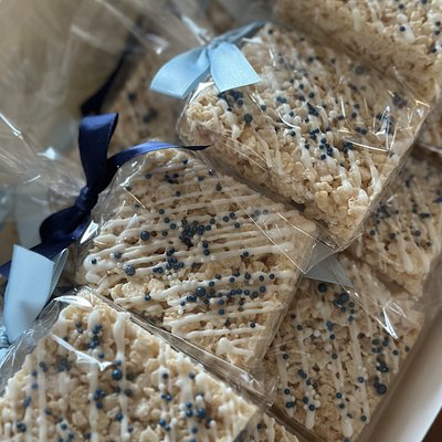 Dipped/Drizzled Rice Krispies 