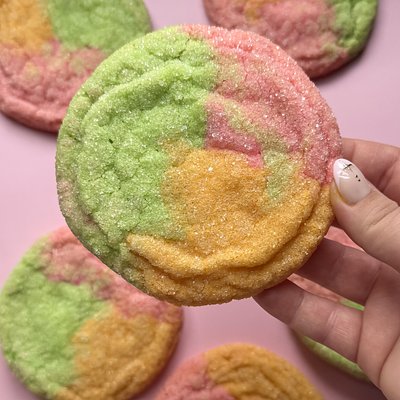 Rainbow Sherbert Cookie