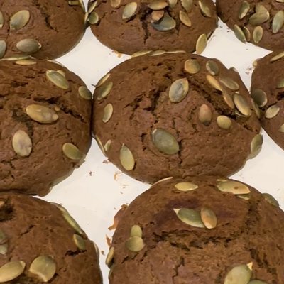 Sourdough Pumpkin Muffins (seasonal)