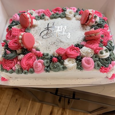 Full Size Rectangle Sheet Cake