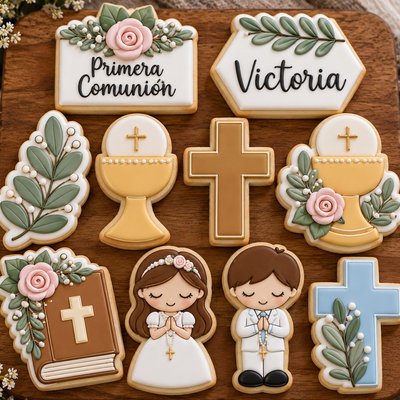 Catholic Celebration Design Cookie