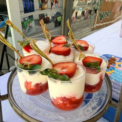 Fresas Con Crema Individuales 