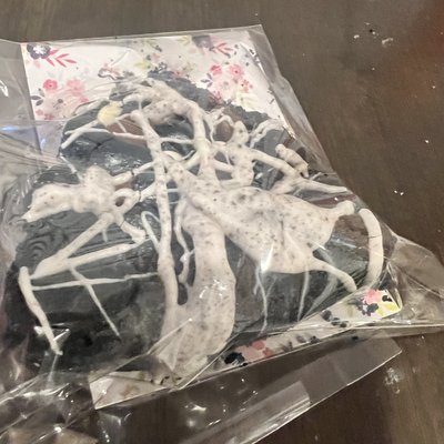 Cookie Monster Blue Velvet Brownie