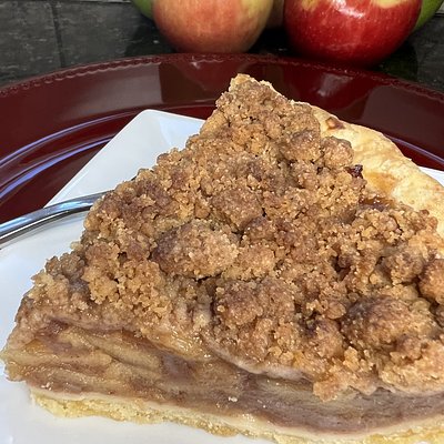 Apple Crumb Pie (slice)