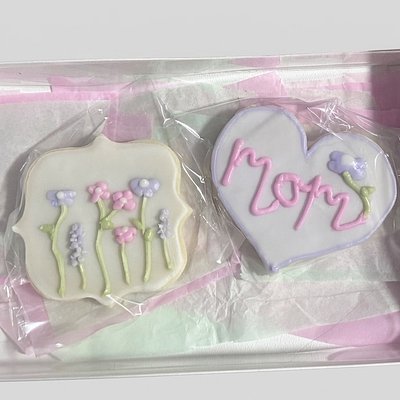 Decorated Sugar Cookie Dozen Set With Royal Icing 