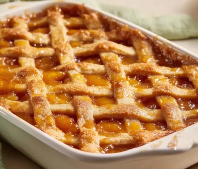 Homemade Peach Cobbler 