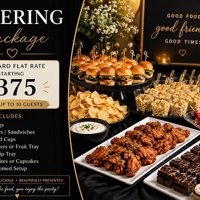 Custom Catering. Set Up