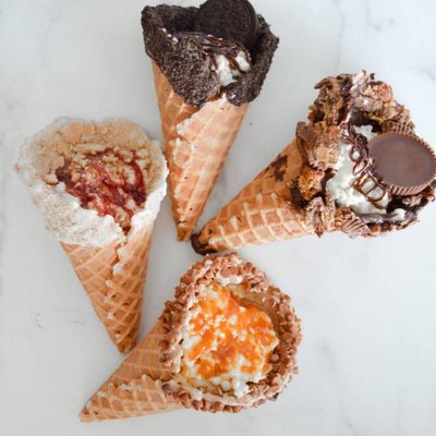 Stuffed Waffle Cones