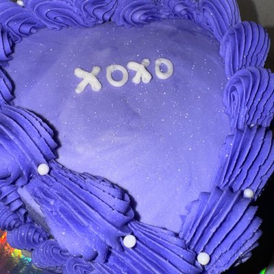 6inch Heart Shaped Cake