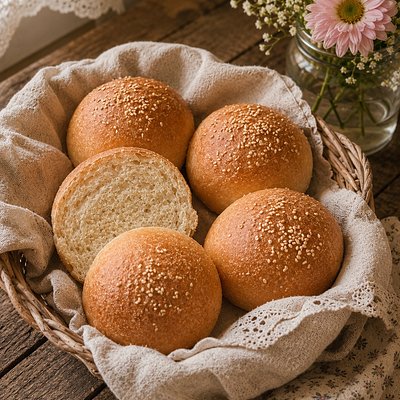 Hamburger Sourdough Buns