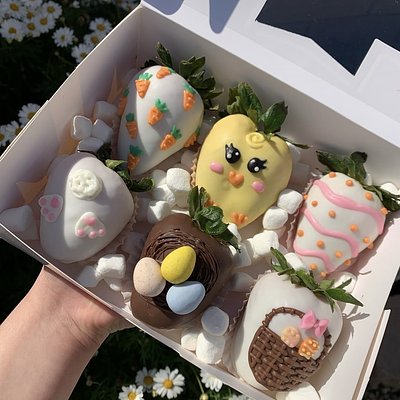 Easter Chocolate Strawberries 