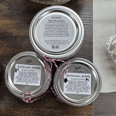 Jams / Jellies 1 Pint (check “i”)