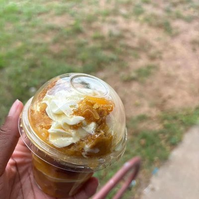 Peach Cobbler Cheesecake Cup 