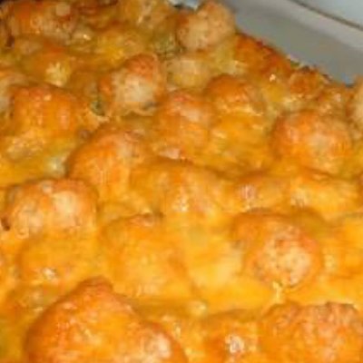 Tator Tot Casserole Family Size Meals
