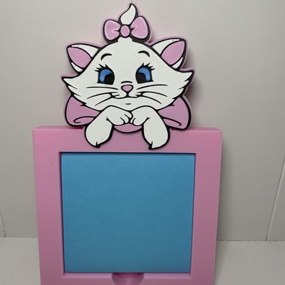 Cat With Pink Bow Sticky Note Holder