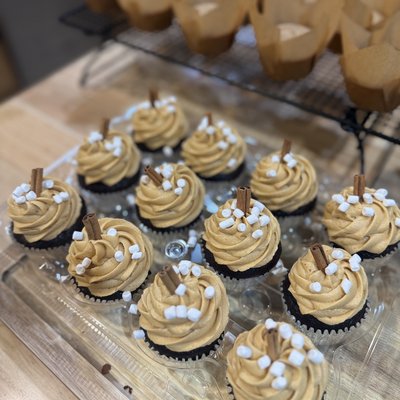 Mexican Hot Chocolate Cupcake W/Dulce De Leche Buttercream
